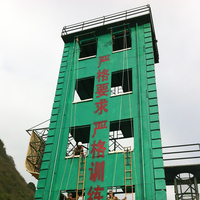 Tour d'entraînement au feu multifonctionnelle avec simulateur de porte verrouillée Entrée en espace confiné Acier galvanisé à chaud Couleur personnalisable