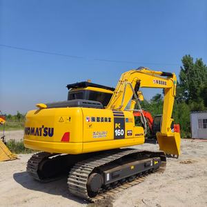 KOMATSU 98% Nouvelle pelle sur chenilles d'occasion PC160, 16 tonnes 2023 PC d'occasion 160-7 160-8 16 T Digger Machine de construction - Product Image 2