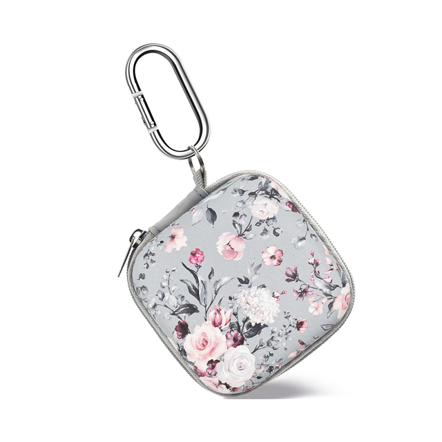 Custom Factory Mini EVA Case for Airpods Earphones Portable Waterproof Hard EVA Beautiful Flowers Beautiful Waterproof EVA Case