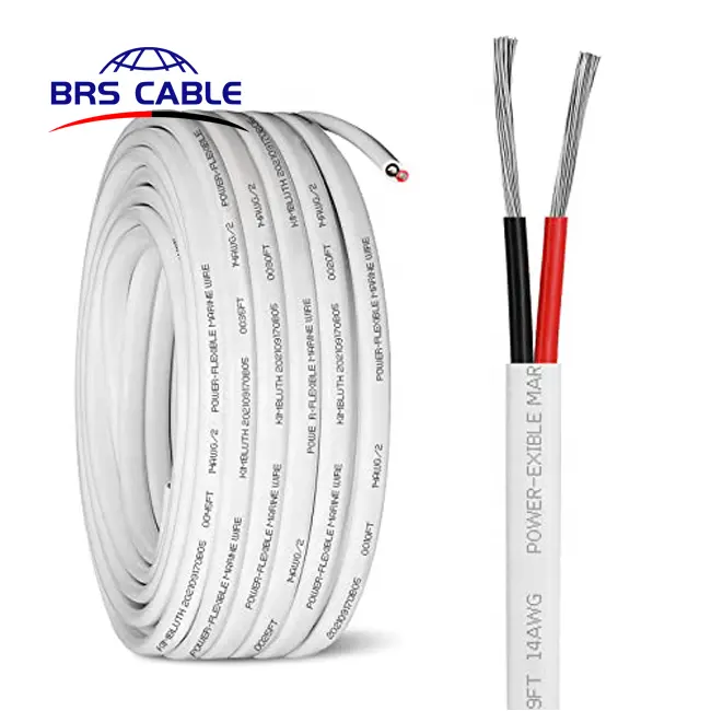 14/2 AWG thuyền Cáp đóng hộp Đồng phẳng