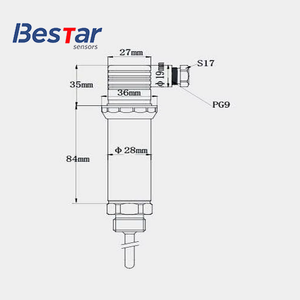 温度と圧力トランスミッタを組み合わせた0-60Mpa RS485 4-20mA -20-250 ℃ 温度と圧力センサー - Product Image 4