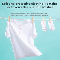Détergent liquide enzymatique pour bébé de haute qualité 2KG/bouteille, parfum longue durée, produits de supermarché, portable, direct usine