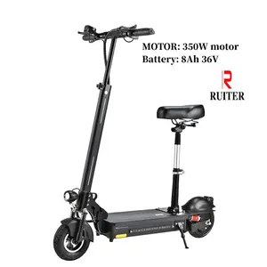 2023 RT M2 350W kaliteli kolay kat 8 inç 2 tekerlekler yetişkin için yetişkin elektrikli scooter