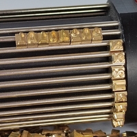 Codeur de date 3.0T à grain de cuivre perforé DK1100 DS1108 pour machine de codage à roue d'encre, pour cartons et emballages, facile à utiliser