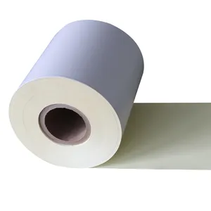 Nhà máy giá rẻ nhiệt hàng đầu sinh thái giấy tự dính ủng hộ Vàng glassine lót Jumbo Rolls