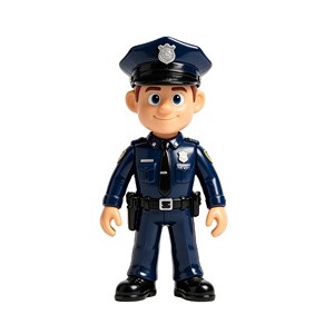 Figuras de PVC de Personajes de Dibujos Animados, Diseño Personalizado, Doctor, Bombero, Chef, Juguete de Plástico para Regalo - Product Image 1