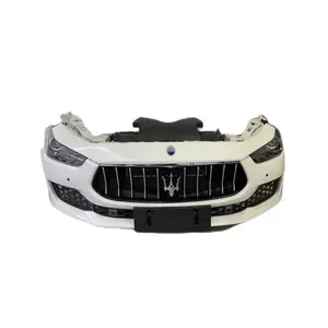 High quality car exterior parts body Kit front rear bumpers led car headlight for Maserati Ghibli