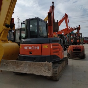 Excavatrice sur chenilles hydraulique HITACHI Zaxis65 d'occasion à vendre, 6,5 tonnes, en bon état de marche, en stock au Japon. - Product Image 3
