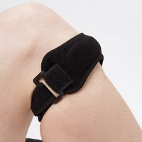 Sangle de soutien stabilisatrice rotulienne pour soulager la douleur au genou, idéale pour la randonnée, le football, la course à pied, avec fonction de protection.