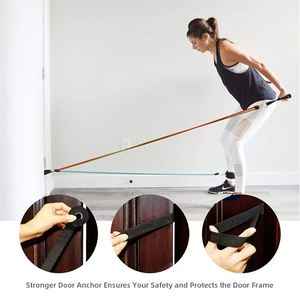 Corde de Tension Multifonctionnelle pour Fitness, Bande de Résistance Élastique à 5 Tubes pour Yoga, Corde de Tension pour Étirements et Entraînement Abdominal - Product Image 6