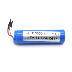 GEB OEM <span class=keywords><strong>18650</strong></span> recargable de iones de litio <span class=keywords><strong>18650</strong></span> Li Ion 3000mAh 3,7 V <span class=keywords><strong>1p1s</strong></span> <span class=keywords><strong>18650</strong></span> Paquete de batería de litio con 10K NTC para luz de flash - Product Image 5