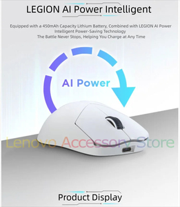 Souris de jeu sans fil <span class=keywords><strong>Lenovo</strong></span> M6X authentique, 2,4 GHz, design ergonomique, souris optique pour ordinateur avec un DPI élevé pour les joueurs sur <span class=keywords><strong>PC</strong></span> - Product Image 5