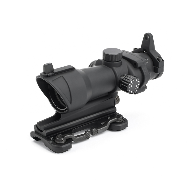AIM-O Aluminum Alloy Tactical 4X 32 Red Dot & Laser Scope with Red/Green Reticle Quick-Release QD Mount Model AO5319