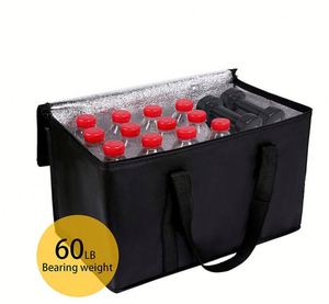 Sacs isothermes personnalisés pour aliments chauds et froids, sacs à pizza 41*23*33cm, réutilisables, sac isotherme commercial de grande capacité - Product Image 5