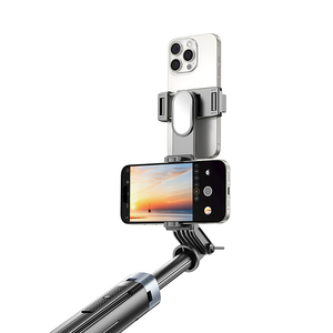 OULAIKE Y21/S Adjustable 180cm Selfie Stick with Remote Lightweight Portable <strong>Tripod</strong> Compatible for iPhone &amp; Android - Product Image 2