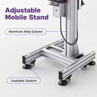 Machine de marquage au laser CO2 30W pour la gravure de codes de production sur les bouteilles en plastique PET