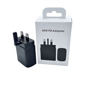 Super Fast 45W PD USB-C Charger <b>US</b> EU UK <b>Plug</b> Travel Power <b>Adapter</b> for Samsung for Desktop Use 45WPD Type c - Product Image 1