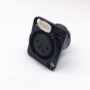 3/دبابيس XLR مقبس أنثى مثبت على النيكل مطلي بهيكل XLR موصل سلك طرفي كابل - Product Image 4