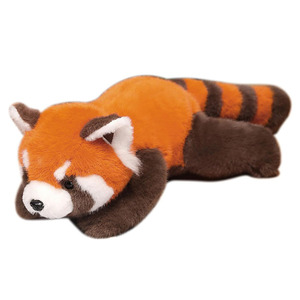 7557 Simpatico Peluche di Panda Rosso da 11 Pollici, Giocattolo Imbottito Pesante, Regalo di Compleanno per Bambini - Product Image 1