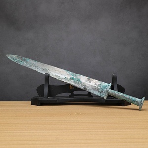 Jingciren Boutique Épée Antique en Or et Argent, Épée du Roi de Yue, Ornements Artisanaux d'Armes et d'Épées - Product Image 2