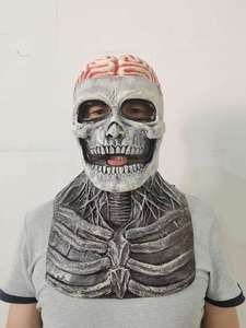 <span class=keywords><strong>Maschera</strong></span> in Lattice Divertente a Forma di Cervello per Decorazione Horror della Vigilia di Halloween 2023, Tema Resident Evil - Product Image 5