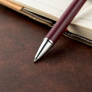High Quality Custom Logo Business Ballpoint <b>Pen</b> New Luxury Leather Metal Laser Branded Twisted Design Office Wholesale - Product Image 6