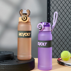 Botella de Agua de Plástico con Diseño de Baloncesto, Gran Capacidad, Antiderrames, con Asa, para Deportes, Regreso a Clases, Actividades al Aire Libre, Fitness y Viajes - Product Image 2