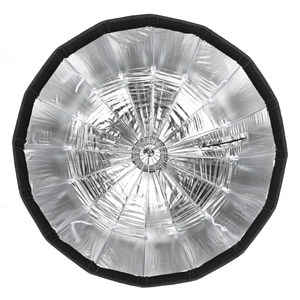 Boîte à lumière parabolique profonde argentée Ad-s65s 65 cm avec grille nid d'abeille pour <span class=keywords><strong>Ad400pro</strong></span> - Product Image 5
