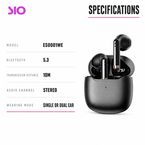 Écouteurs avec son stéréo 5.3, portée de transmission de 10 m, pour conférences, réunions, podcasts, trajets quotidiens, appels et audiobooks - Product Image 4