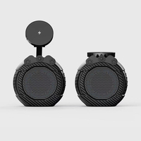 Nouvelle conception 3 en 1, mini caisson de basses extérieur TWS avec lumière RGB pour haut-parleur V5.3 avec alimentation USB DC et support pour téléphone
