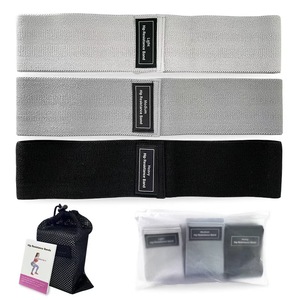 Bandes de Résistance Extensibles en Mélange Coton-Polyester pour Fitness, Anneaux de Yoga pour Rehausser les Fessiers, Améliorant l'Entraînement de Levage des Fesses - Product Image 3