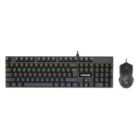 Ensemble clavier souris étanche OEM RGB mécanique 104 touches pour joueurs Interface USB Accessoires informatiques à bas prix