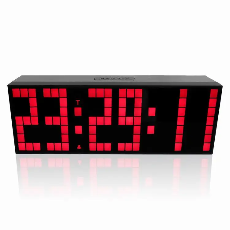 Home Bedroom Office Desk Countdown Temperature Calendar Led Digital Alarm Clock