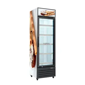 Kommerzielle Gebäck Bäckerei Kuchen Kühlschrank aufrecht Glastür Kühlschrank Display Chiller