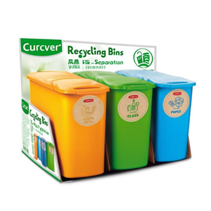 Set di Contenitori per il Riciclaggio Curver da 25 L per la Separazione dei Rifiuti, Ecologici - Product Image 2