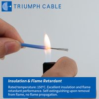 Kabel Silikon UL3132 Tahan Suhu Tinggi, Fleksibel, Berinti Tembaga Terpilin 16-28AWG untuk Peralatan Industri