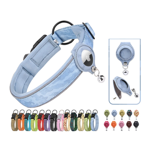 Personalized <b>Dog</b> Training Collar Tracker Protection Cartoon Style Cover Adjustable Alloy Polyester Neck Ring <b>Bell</b> - Product Image 1