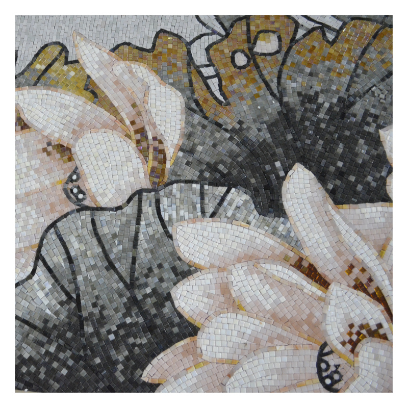 絵画　花 山崎翠祥「薔薇（銀縁）」油絵・F3号 絵画買取・販売の小竹美術