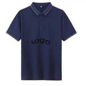 relaxation Mercerized Mature stable polo mens golf shirts business shirt