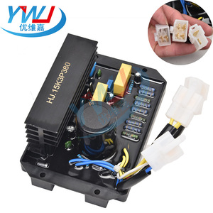 Générateur d'électricité à essence triphasé HJ15K3P380V, stabilisateur de tension AVR, régulateur de tension à huit fils, stabilisateur de générateur - Product Image 2