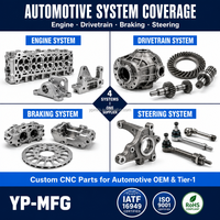 Service de support d'ingénierie CNC pour le rectage cylindrique de pièces automobiles à faible volume et matériaux usinables