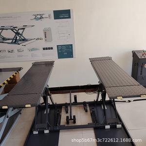 Elevador de Tijera de Posición Media TJST 7230, Elevador Hidráulico para Autos con Protección Contra Sobrecarga para Talleres de Reparación Automotriz - Product Image 4