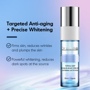 Etiqueta privada Cuidado DE LA PIEL Suero facial NAD Cianobacterias Reparación de ADN antienvejecimiento Reafirmante facial Objetivos antiarrugas Manchas oscuras negras - Product Image 4