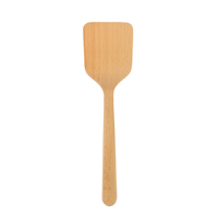 Ensemble d'ustensiles de cuisine modernes en bois de hêtre, 4 pièces, fabrication de précision, cuillères de cuisine haute densité, cuillère à pâtes, cadeau écologique