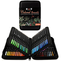 Juego de Lápices de Colores de Núcleo Suave a Base de Aceite, 72/120/180 Piezas, en Bolsa Personalizada para Pintar, H&B Soluble, Gran Venta