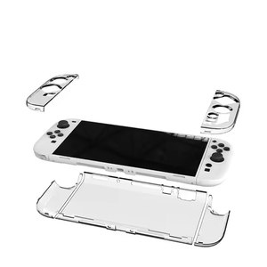 Laudtec Transparent PC Case Switch2 NS2 2025 Détachable Contrôleur Protecteur Anti-Jaune Couverture Arrière <span class=keywords><strong>Logo</strong></span> Personnalisé Accessoires de Jeu - Product Image 2
