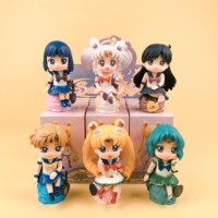 9 Estilos de Figuras de Anime de Sailor Moon, Tsukino Usagi, Caja Misteriosa Sorpresa, Juguete Coleccionable, Gachapon, Caja de Huevos, Premios de Juego, Juguetes