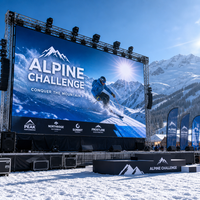 Panneau LED de location extérieur P2.604 P2.976 P3.91 500x500 500x1000 IP65 Écran de scène étanche et anti-poussière