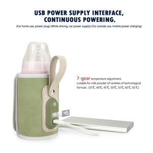 Calentador de biberones portátil Aboutbaby con USB, temperatura ajustable y aislamiento, para madres y bebés - Product Image 3