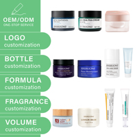 Crème raffermissante au collagène profond avec logo personnalisé, hydratation longue durée, gel apaisant à la camélia pour le visage